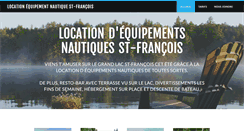 Desktop Screenshot of locationequipementnautiquest-francois.com