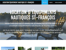 Tablet Screenshot of locationequipementnautiquest-francois.com